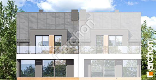 Дворовой фасад Дом в клематисах 31 (Б)