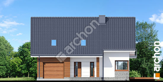 Передний фасад Дом в аурорах (П)