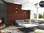 Проект будинку ARCHON+ Будинок в аурорах (П) денна зона (візуалізація 2 від 2)
