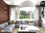 Проект будинку ARCHON+ Будинок в аурорах (П) денна зона (візуалізація 2 від 3)