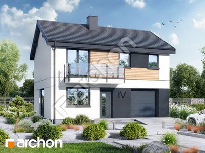 Проект дома ARCHON+ Дом в самшите 2 (Г) 