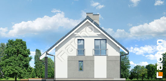 Боковой фасад Дом в малиновках (П)