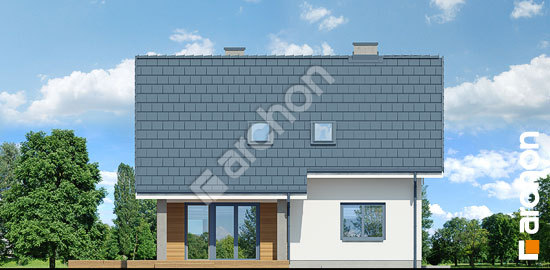 Дворовий фасад Будинок в малинівці (П)