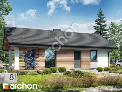 Проект дома ARCHON+ Летний домик над озером 