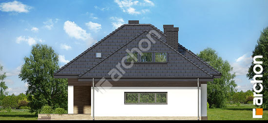 Бочний фасад Будинок в бузку (ГПД) вер.2