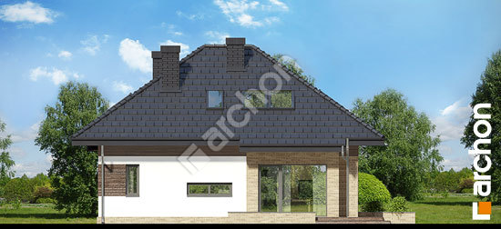 Боковой фасад Дом в сирени (ГПД) вер.2