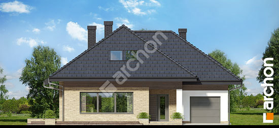 Передній фасад Будинок в бузку (ГПД) вер.2