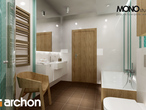 Проект будинку ARCHON+ Будинок в амарантах 2 (Т) візуалізація ванни (візуалізація 1 від 3)