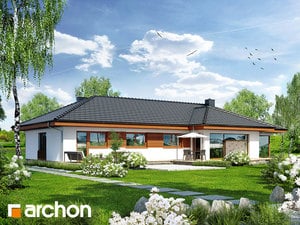 Проект будинку ARCHON+ Будинок в амарантах 2 (Т) Вид 2