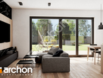 Проект дома ARCHON+ Дом в ривиях (ГСА) дневная зона (визуализация 1 вид 5)