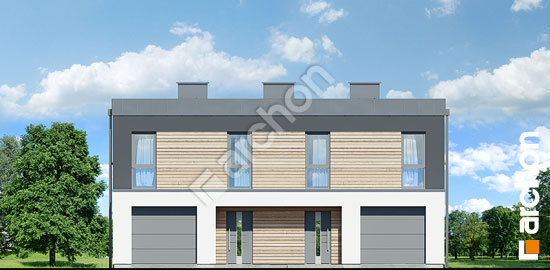 Передний фасад Дом под гінко 14 (ГР2)