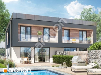 Проект дома ARCHON+ Дом под гінко 14 (ГР2) 