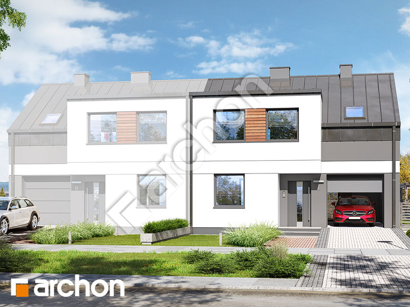 Проект будинку ARCHON+ Будинок в полині (Б) Вид 1