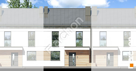 Передній фасад Будинок в аркадіях 4 (С)