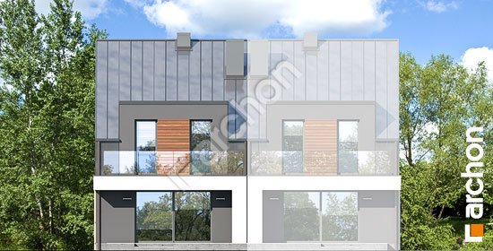 Дворовой фасад Дом под гинко 17 (ГБ)