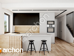 Проект дома ARCHON+ Дом под гинко 17 (ГБ) визуализация кухни 1 вид 1