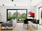 Проект будинку ARCHON+ Будинок під гінко 17 (ГБ) денна зона (візуалізація 1 від 4)