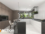 Проект будинку ARCHON+ Будинок в підсніжниках 19 (Г2Е) візуалізація кухні 1 від 1
