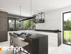 Проект будинку ARCHON+ Будинок в підсніжниках 19 (Г2Е) візуалізація кухні 1 від 3