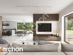 Проект будинку ARCHON+ Будинок в підсніжниках 19 (Г2Е) денна зона (візуалізація 1 від 2)