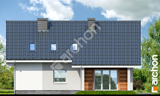 Дворовой фасад Дом в гейджее вер.2