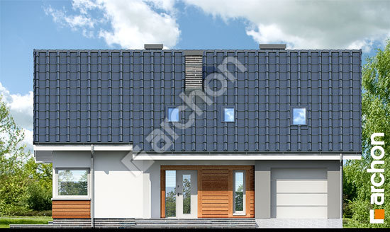 Передний фасад Дом в гейджее вер.2