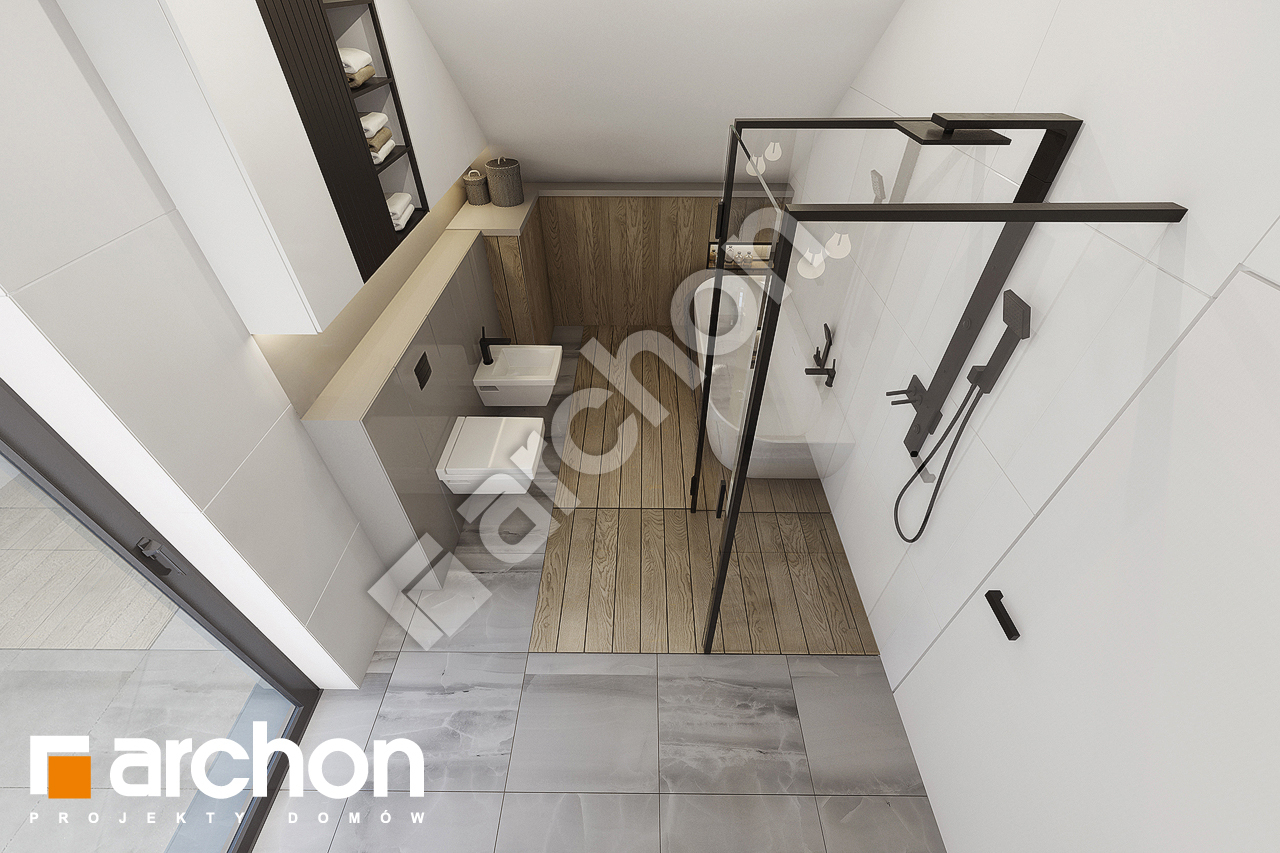 Проект дома ARCHON+ Дом в малиновках 7 визуализация ванной (визуализация 3 вид 4)