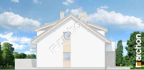 Боковой фасад Дом в клематисах 23 (Б)