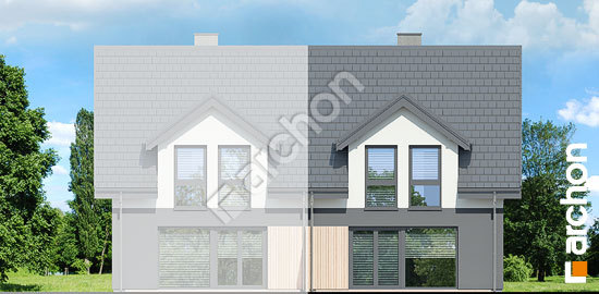 Дворовой фасад Дом под гинко 22 (ГБ)