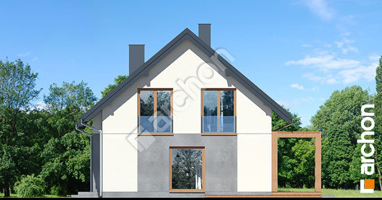 Бочний фасад Будинок в яблонках 20