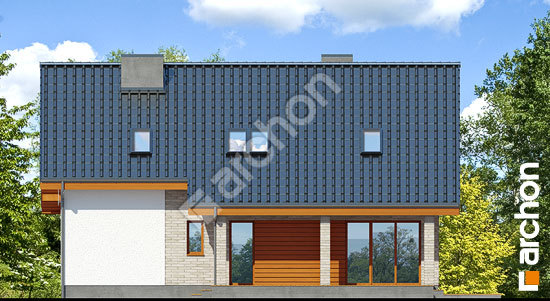 Дворовой фасад Дом в журавках 4