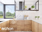 Проект дома ARCHON+ Дом в чемпионах (Г2Е) визуализация кухни 1 вид 3