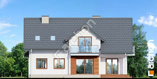 Дворовой фасад Дом в кортландах (Г2)