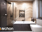 Проект дома ARCHON+ Вилла Гая визуализация ванной (визуализация 3 вид 2)
