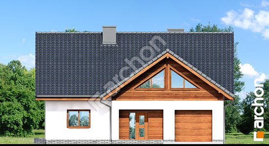 Передній фасад Будинок в іпомеях