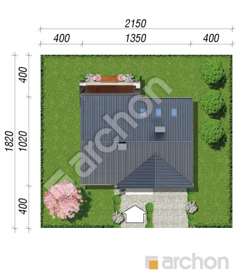Проект дома ARCHON+ Дом в ипомеях Ситуація