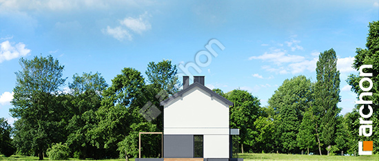 Боковой фасад Дом в эверниях 4 (Р2БА)  вер.2