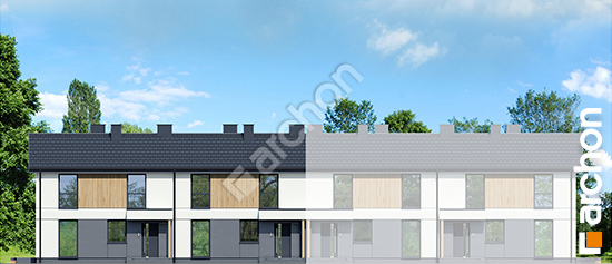 Передній фасад Будинок в еверніях 4 (Р2БА) вер.2