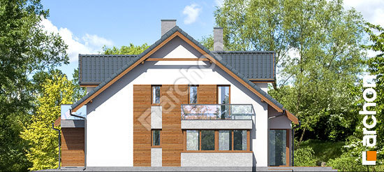 Бочний фасад Будинок в клематисах 15 (Б) вер. 2