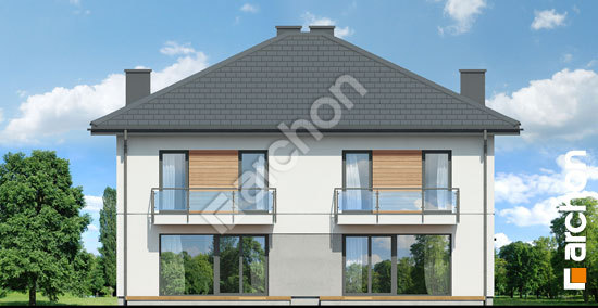 Дворовий фасад Вілла Амелія (Р2А)