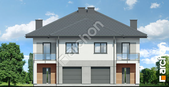 Передній фасад Вілла Амелія (Р2А)