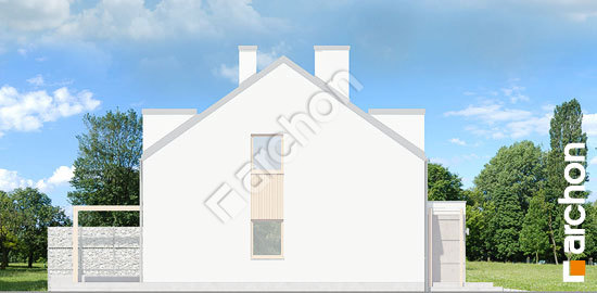 Бочний фасад Будинок в клематисах 20 (БН) вер. 2