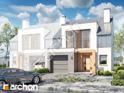 Проєкт будинку ARCHON+ Будинок в клематисах 20 (БН) вер. 2 