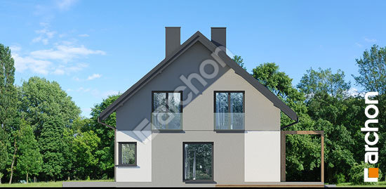 Бочний фасад Будинок в яблонках 23