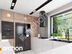 Проект дома ARCHON+ Дом в коммифорах 2  визуализация кухни 1 вид 2