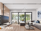 Проект дома ARCHON+ Дом в коммифорах 2  дневная зона (визуализация 1 вид 2)