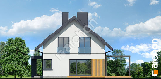 Бочний фасад Будинок в ареках