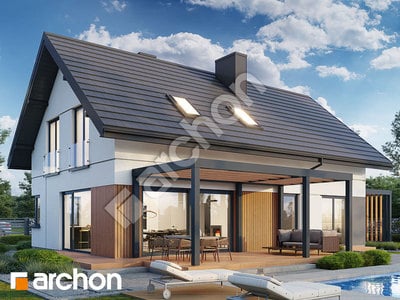 Проект дома ARCHON+ Дом в ареках 