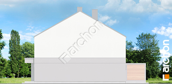 Боковой фасад Дом в ривиях (ГБА)