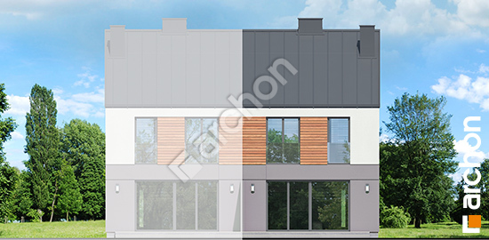 Дворовой фасад Дом в ривиях (ГБА)